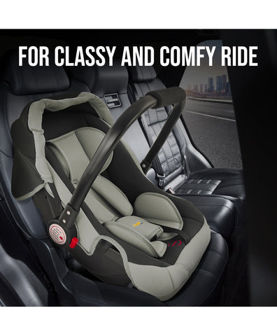 Dash Multi Purpose Baby Carry Cot Cum Car Seat with Recline Position- Grey Dash Multi Purpose Baby Carry Cot Cum Car Seat with Recline Position- Grey