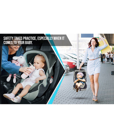 Dash Multi Purpose Baby Carry Cot Cum Car Seat with Recline Position- Grey Dash Multi Purpose Baby Carry Cot Cum Car Seat with Recline Position- Grey