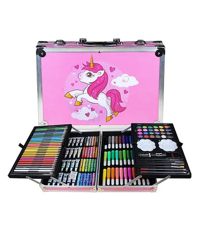 Art Kit New Theme Art Painting Box Unicorn - Color and Design May Vary 145 Pieces Art Kit New Theme Art Painting Box Unicorn - Color and Design May Vary 145 Pieces