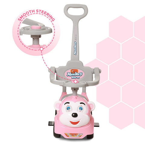 Dash Monkey 3 in 1 Ride on for Kids, Baby car, Ride on for Kids 2 Years+, Push Car, Musical Ride on car for Kids with Parental Handle Dash Monkey 3 in 1 Ride on for Kids, Baby car, Ride on for Kids 2 Years+, Push Car, Musical Ride on car for Kids with Parental Handle