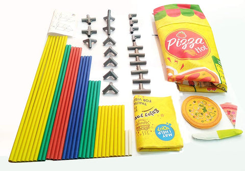 itoys Playhouse Tent for Kids/ Pizza Tent for Kids/Shop Theme Tent/Pretend Play Pizza Shop Tent itoys Playhouse Tent for Kids/ Pizza Tent for Kids/Shop Theme Tent/Pretend Play Pizza Shop Tent