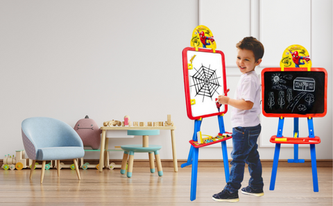 5 in 1 Easel Board for Kids with Stand and Activity Sheets 5 in 1 Easel Board for Kids with Stand and Activity Sheets