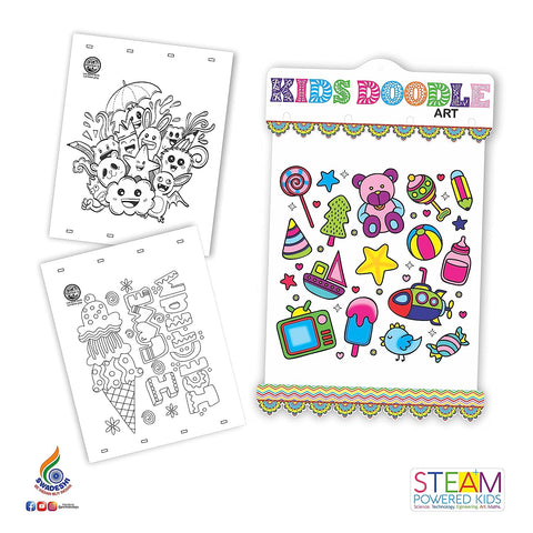 RATNA'S Doodle Art Colouring Kit - 20 Sheets & 12 Sketch Pens - Fun and Educational Colouring Set for Kids and Adults - Doodle Animal & Bird... RATNA'S Doodle Art Colouring Kit - 20 Sheets & 12 Sketch Pens - Fun and Educational Colouring Set for Kids and Adults - Doodle Animal & Bird...