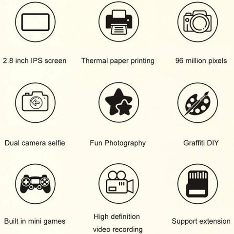 kids printer camera best quality (YELLOW COLOUR) kids printer camera best quality (YELLOW COLOUR)