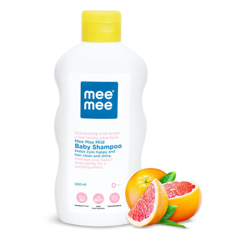 Mee Mee Mild Baby Shampoo (with Fruit Extracts - 500 ml) Mee Mee Mild Baby Shampoo (with Fruit Extracts - 500 ml)