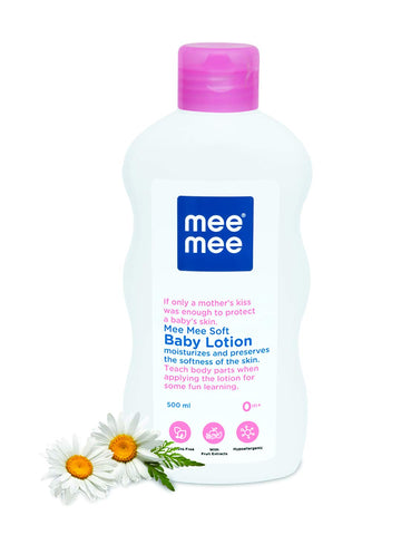 Mee Mee Nourishing Baby Lotion infused with Chamomile and Fruit Extracts for all Skin types and Newborn Babies/kids (500ml) Mee Mee Nourishing Baby Lotion infused with Chamomile and Fruit Extracts for all Skin types and Newborn Babies/kids (500ml)