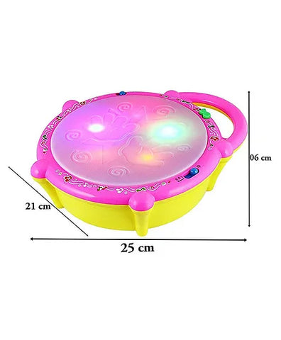 Musical Flash Drum with Colorful 3D Lights