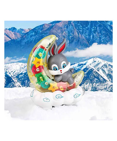 Transparent Moon Rabbit Toy for Kids - Multicolour