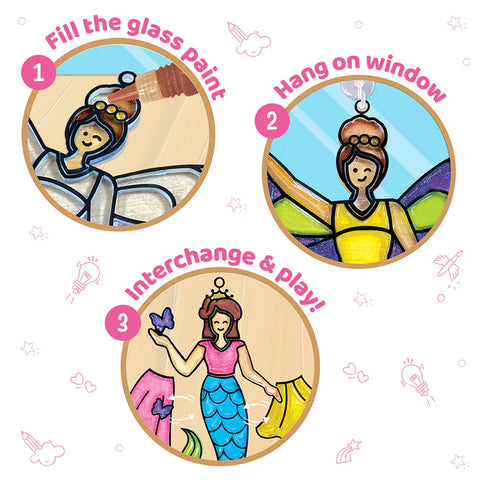Window Design Princess Window Art - Princess – kidfun