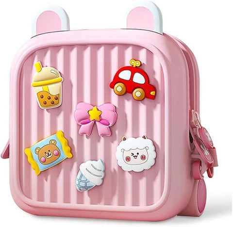 Cute Mini Cartoon Diy EVA Waterproof Toddler Backpack for Preschool Kids