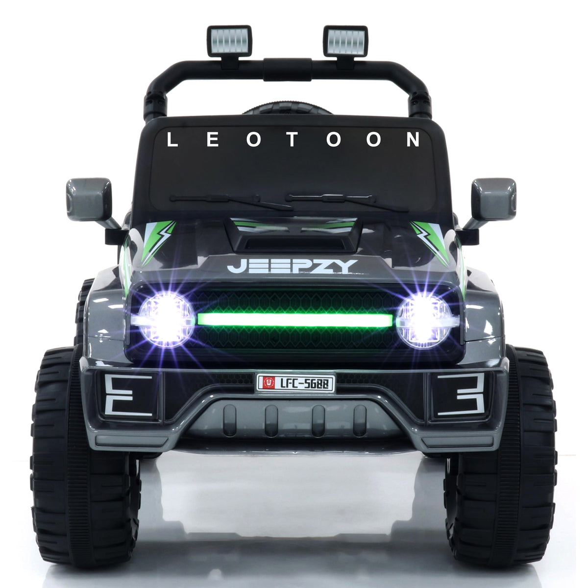 KIDS BETTARY OPERATED RIDEON JEEP GREY