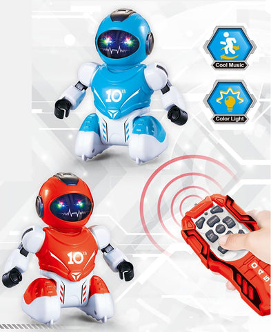 Soccer Playing Programmable Dancing & Walking Robot for Kids with Lights