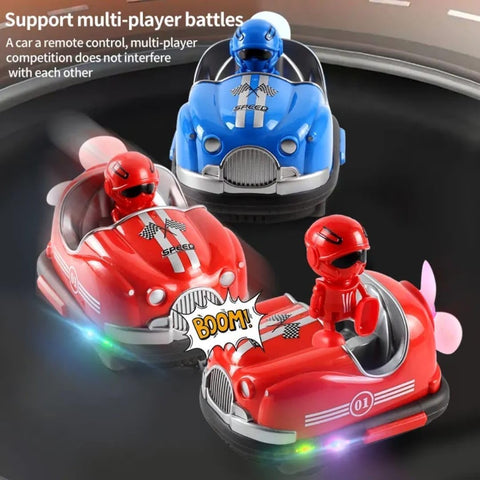 RC Bumper Cars with Crash & Eject Mode | Remote Control Battle Cars with Turbo Fan | High-Speed Rechargeable Racing Toy for Kids | 2-Player Fun | Best Gift for Boys & Girls