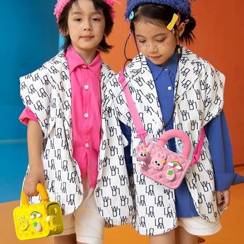 Kids Kawaii Design Shoulder Sling & Hand Bag For Girls The Perfect Accessory For Kids