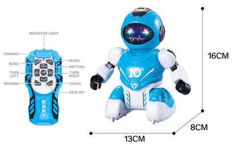 Soccer Playing Programmable Dancing & Walking Robot for Kids with Lights