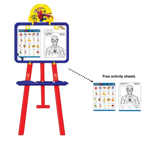 5 in 1 Easel Board for Kids with Stand and Activity Sheets