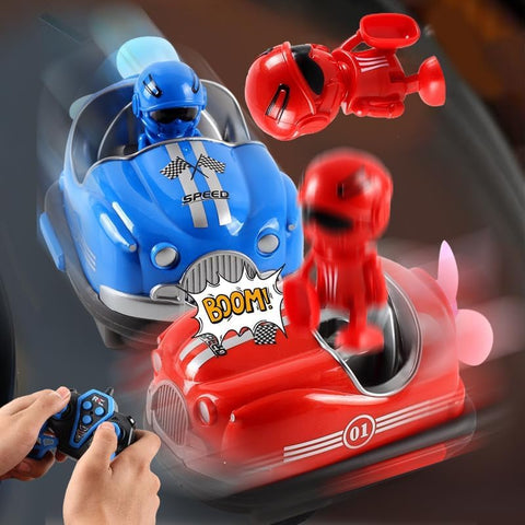 RC Bumper Cars with Crash & Eject Mode | Remote Control Battle Cars with Turbo Fan | High-Speed Rechargeable Racing Toy for Kids | 2-Player Fun | Best Gift for Boys & Girls
