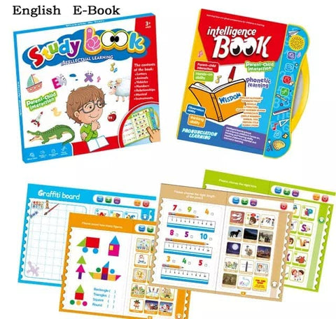 E Learning Children Book Musical English Educational Phonetic Learning Book for 3+ Years ( Multicolor )