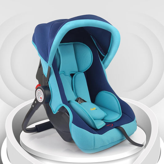 Dash 4 in 1 Infant Baby Car Seat, Carry Cot and Rocker with Canopy for Kids 0-15 Months (Upto 13 Kg | Blue)