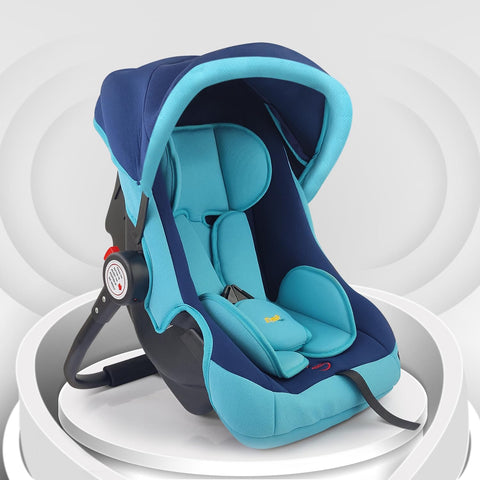 Dash 4 in 1 Infant Baby Car Seat, Carry Cot and Rocker with Canopy for Kids 0-15 Months (Upto 13 Kg | Blue)