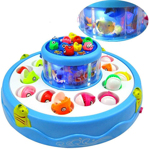 Fish Catching Game Includes Music and Lights, Multicolor