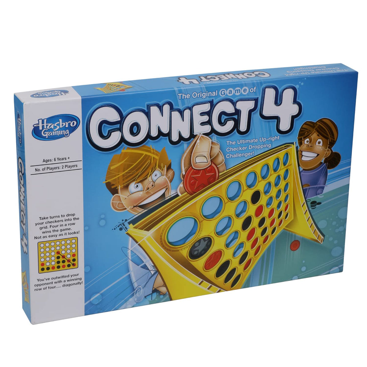 Hasbro Gaming The Classic Game of Connect 4, Grid, Get 4 in A Row Strategy Game for 2 Players Ages 6 & Up