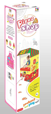 itoys Playhouse Tent for Kids/ Pizza Tent for Kids/Shop Theme Tent/Pretend Play Pizza Shop Tent