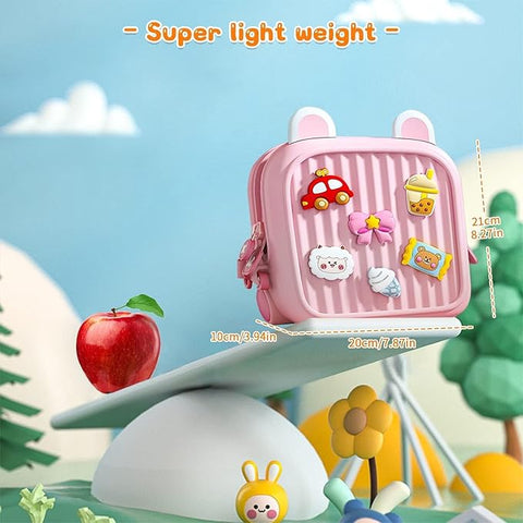 Cute Mini Cartoon Diy EVA Waterproof Toddler Backpack for Preschool Kids