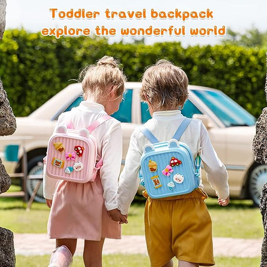 Cute Mini Cartoon Diy EVA Waterproof Toddler Backpack for Preschool Kids