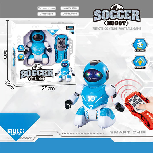 Soccer Playing Programmable Dancing & Walking Robot for Kids with Lights