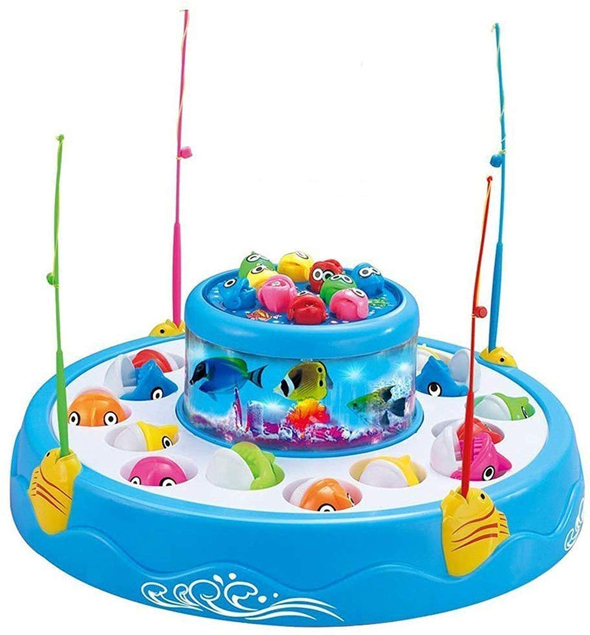 Fish Catching Game Includes Music and Lights, Multicolor