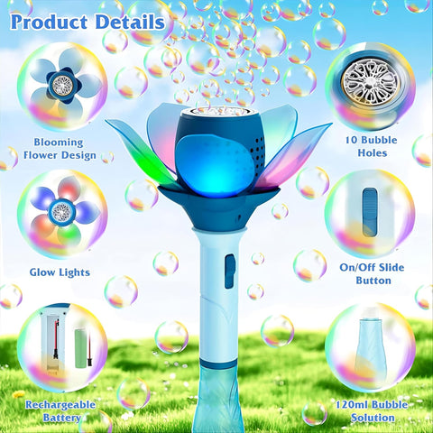 Light Up Bubble Wand Toy
