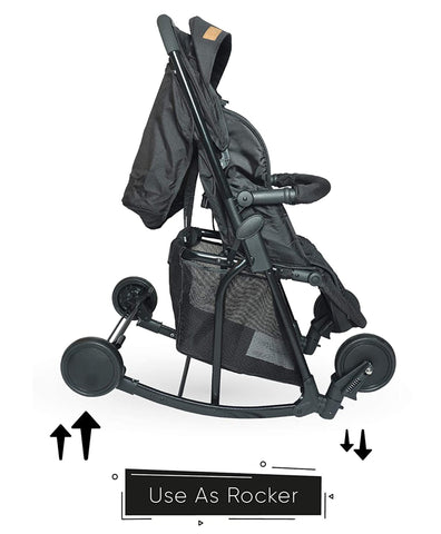 R For Rabbit Rock N Roll Stroller - Black