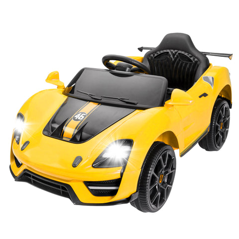 KIDS BETTARY OPERATED RIDE-ON CAR YELLOW