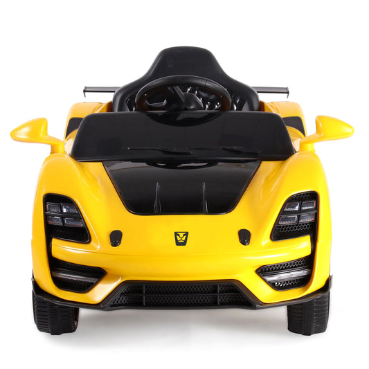 KIDS BETTARY OPERATED RIDE-ON CAR YELLOW