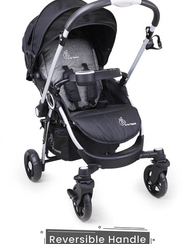 R For Rabbit Chocolate Ride Black Grey Baby Stroller