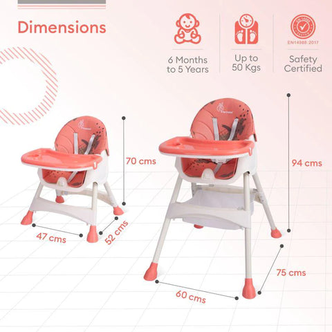 Dual Meal Tray/3 Level Adjustment, HQ PU Leather Material, Anti Skid