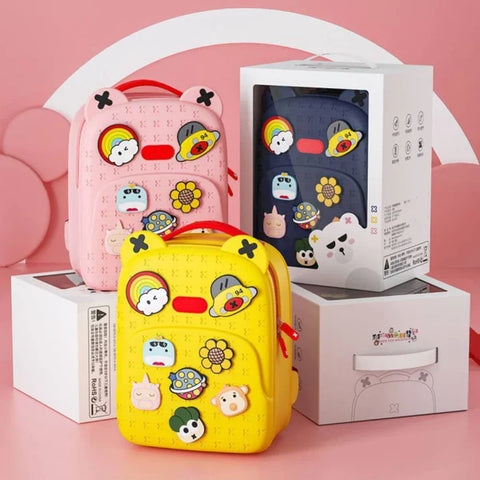 Cute & Premium Silicon School Bag for Primary Kids
