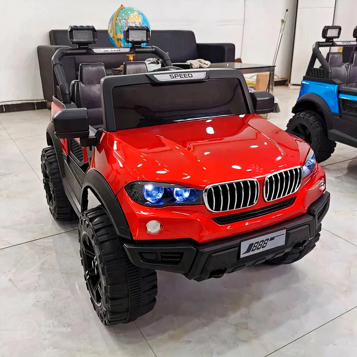 Ride-On 12V Rechargeable Battery-Operated Ride On Speed Jeep For Kids