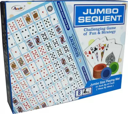 annie Jumbo Sequent Board Game | Challenging Family Game of Fun & Strategy Learning Game For 8+ Years Kids Strategy & War Games Board Game