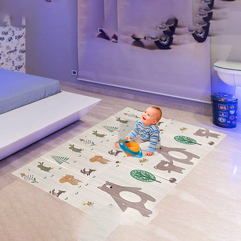 Double Sided Water Proof Baby Carpet Mat – Play Mat – Reversible Design – Assorted Prints (20mm)