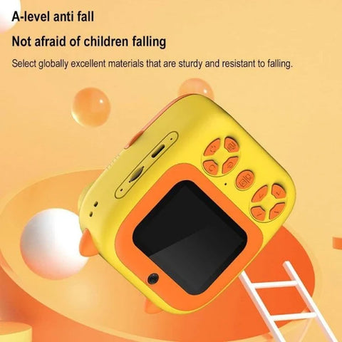 kids printer camera best quality (YELLOW COLOUR)