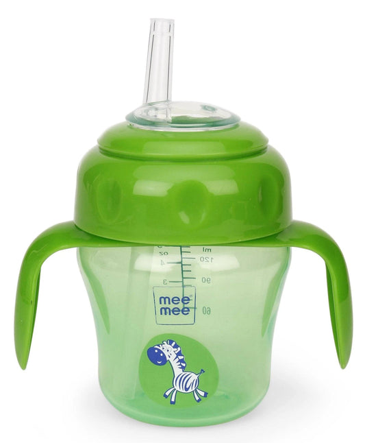 Mee Mee Easy Grip Sipper Cup with Twin Handle (210 ml) & 2 in 1 Spout and Straw Sipper Cup