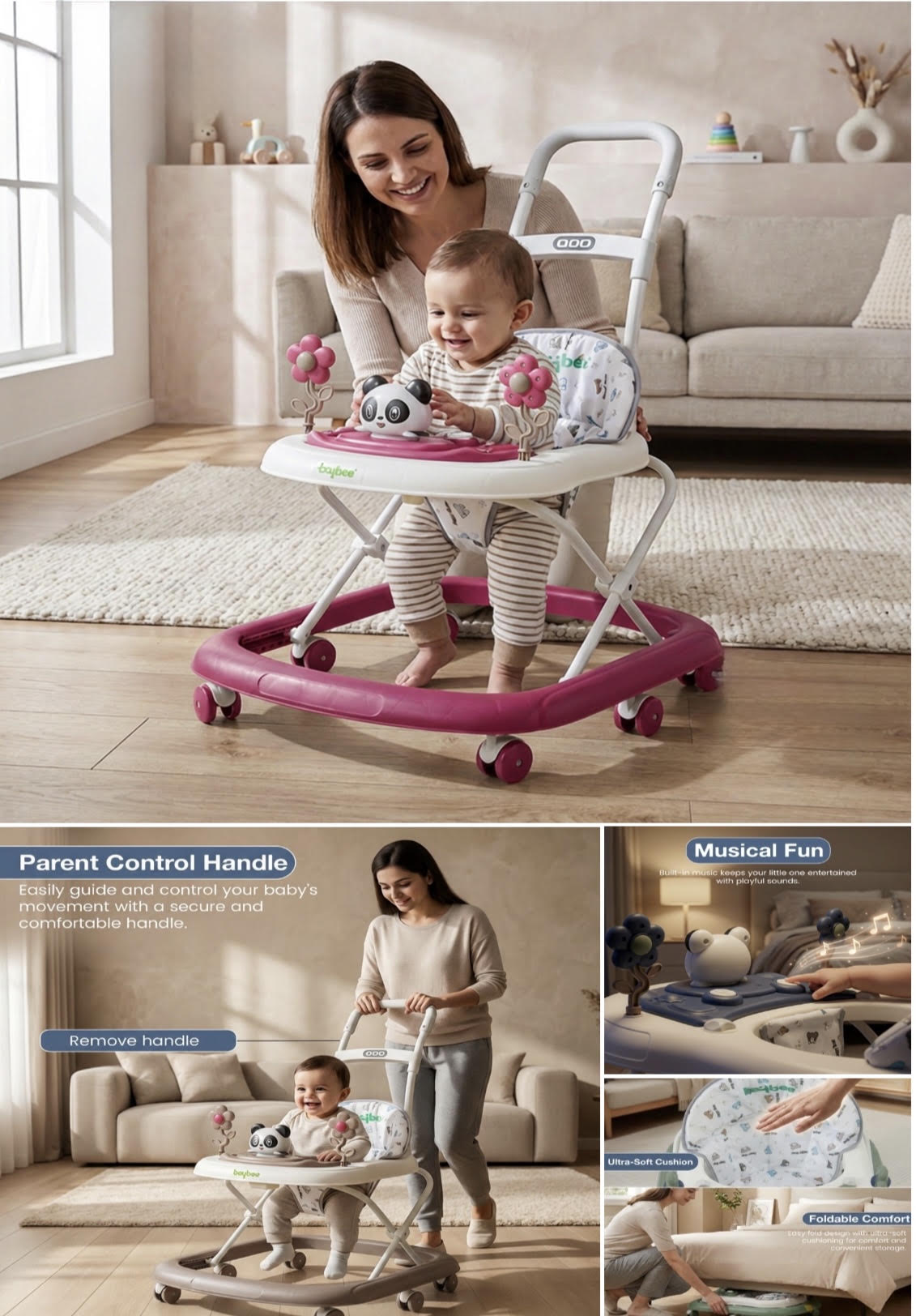Baybee Walker for Kids with with Musical Toy