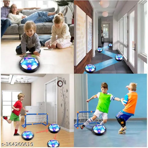 Hover Soccer Ball Gift with Colorful LED Lights & Protective Foam Bumper, Air Power Soccer Hover Ball for 3 4 5 6 7 8-12 Years Old Boy Girl Indoor Outdoor Games