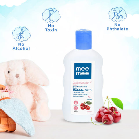 Mee Mee Foamy baby Body wash &,Bubble bath with cherry and Fruit Extracts, Dermatologically Tested for Babies and kids(500Ml)