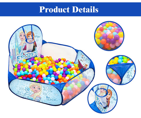 itoys Disney Frozen 2 Activity Ball Pool with Multicolor Balls for Kids (Frozen 2 Tent)