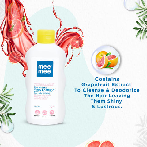 Mee Mee Mild Baby Shampoo (with Fruit Extracts - 500 ml)