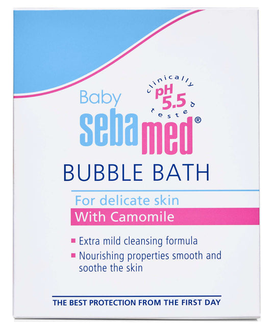 Sebamed Baby Bubble Bath 200ml|PH 5.5| Camomile|No tears Sugar based cleanser|Soap free